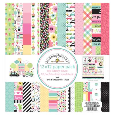 Doodlebug My Happy Place Designpapiere - Paper Pack